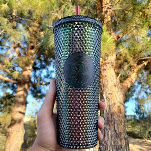 Starbucks 2022 San Diego State University Bling Tumbler Studded Cup Venti 24oz